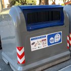 Un contenedor de basura limpio tras el plan de choque con Urbaser