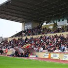 El Estadi Municipal de Reus durante un partido de esta presente temporada.