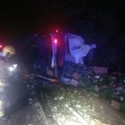 El camión accidentado en la AP-7 llevaba verdura.