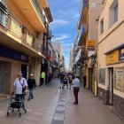 La calle Vilamar de Calafell