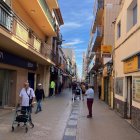 La calle Vilamar de Calafell