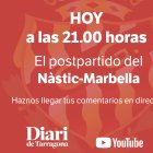 Escucha el análisis del postpartido del Nàstic-Marbella