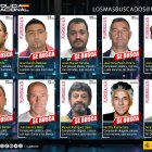 Imagen de las diez personas más buscadas en España.