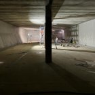 Saneamiento de un depósito de agua de Calafell.