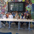 Presentación del torneo Surf Cup International, este martes en las instalaciones del Mediterranean Sports Hub de Salou.