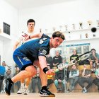 El salouense Nilo Vidal, ídolo del club anfitrión, en su partido de octavos de final del torneo. foto: cedida