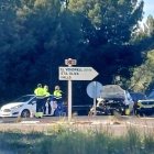 La colisión en la rotonda de la C-51.