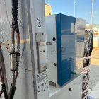 El surtidor donde intentó repostar el hombre.