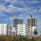 Imagen de las 192 viviendas a precio asequible que se están construyendo en Campclar