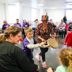 Raquel Martínez -‘Rachel Love’-, durant un dels seus espectacles.