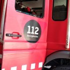 Un camión de bomberos