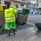 Personal de limpieza de la ciudad de Barcelona.