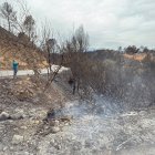 Imagen de estado en el que ha quedado la Vía Verda de Xerta