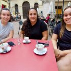 Silvia, Ainara y Alexandra huyeron a Benifallet por el miedo del fuego