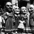 Una imatge històrica dels nans de l'Arboç.