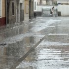 La lluvia golpea varios puntos de Catalunya