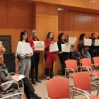 Los trabajadores municipales, durante una protesta en el pleno, en diciembre de 2024.