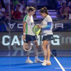 Ari Sánchez y Paula Josemaría, desoladas.