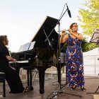 Un concert de l'edició passada, amb Mirjam Plas a la flauta i Maria Alonso-Allende al piano.