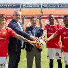 Juanda Fuentes, Noé Calleja, Lluís Fàbregas, FernandoTorres y Wilfrid Kaptoum