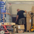 Imagen de archivo de un repartidor en Tarragona.