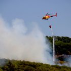El helicóptero de Bombers ha trabajado