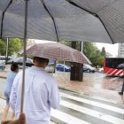 Un día de lluvia en Tarragona.
