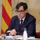 El presidente de Catalunya Salvador Illa encabeza la reunión del Consell Executiu este martes