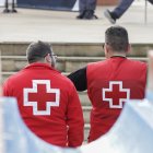 Imagen de archivo de varios voluntarios de la Cruz Roja