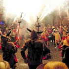 El foc i la pirotècnia són els protagonistes d’aquest acte. foto: PF/DT