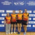 Aliona Skobina (delegada), Elvira Rad, Olga Vorobeva y Andrea Todorovic.