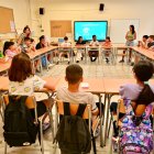 L'estrena del curs a l'Escola Prat de la Riba.