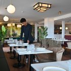 L'interior de l'establiment en el moment de l'obertura, el juny del 2022.