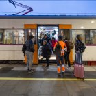 Los trenes del corredor sur. FOTO: MARC BOSCH