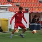 El '10' grana, durante el entrenamiento de este martes en el Nou Estadi.