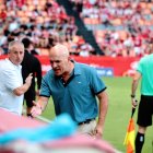 Luis César, durante una revisión.