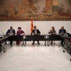 El president Illa encabeza la reunión este martes en el Palau de la Generalitat.