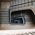 L’escala del Centre Catòlic serà un dels elements patrimonials que es preservaran en la transformació del nou Centre d’Arts Escèniques.