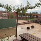 L'escola de Sant Jaume d'Enveja ha quedat molt malmesa després de l'aiguat