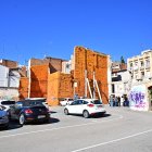 La zona on s'efectuarà la transformació urbanística.