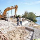 Obres de construcció del mirador.