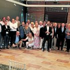 Foto de família dels membres del Rotary Metropolità que van ser presents a la interessant ponència.