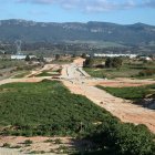 Terrenos del futuro polígono de Cimalsa en el término de Montblanc, cerca del área donde se prevé ubicar el nuevo polígono logístico de la empresa Ponentia