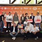 Imagen de los diferentes premiados en el certamen gastronómico de Palencia.