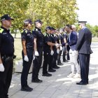 La salutación de los agentes en la fiesta patronal de Vila-seca.