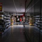 Un supermercado de Tarragona en pleno gran apagón.