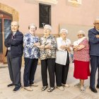 Josep Ortiz, Joana Costa, Magdalena Vicenç (Maleneta), Rita Ortiz, Angelina Pastor y Albert Pedrol en el Serrallo.