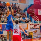 Buscail en un partido de la Lliga Catalana ante el CB Valls.