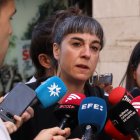 La portavoz nacional de la CUP, Su Moreno, ha hablado de sus compañeros retenidos en Israel