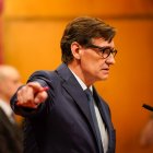 El presidente de la Generalitat, Salvador Illa, replica al presidente de Junts, Albert Batet